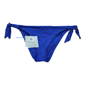 LA PERLA Bikini Bottom 6 Blue Beach Vacation Resortwear Designer Swimwear